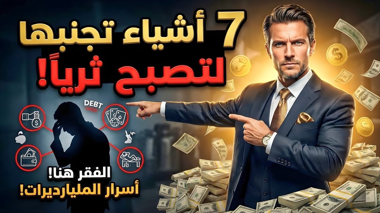 لن تصبح ثريًا إذا فعلت هذه الـ7 أشياء