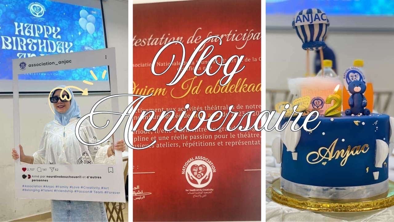 درنا عيد ميلاد للجمعية ديالنا 💙🤍💙عيد ميلاد سعيد لأحلى عائلة🥳