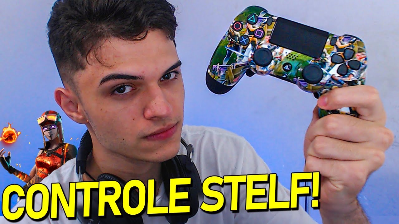 MEU NOVO CONTROLE DA STELF! MOSTRANDO NA PRATICA A DIFERENÇA QUE FAZ NO FORTNITE + UNBOXING E REVIEW