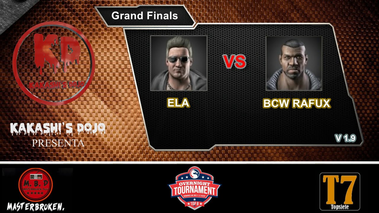 MKX - Ela (Johnny Cage) vs BCW Rafux (Jax) - Grand Finals - ONT