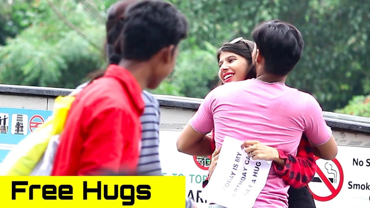Free Hugs Social Experiment | Boy Vs. Girl |Ft.Yash Choudhary | Simran | RFF