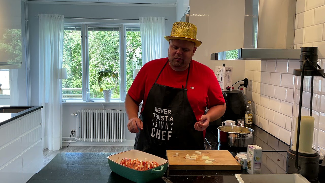 Dansbandskungen - Falukörv i ugn med potatismos!
