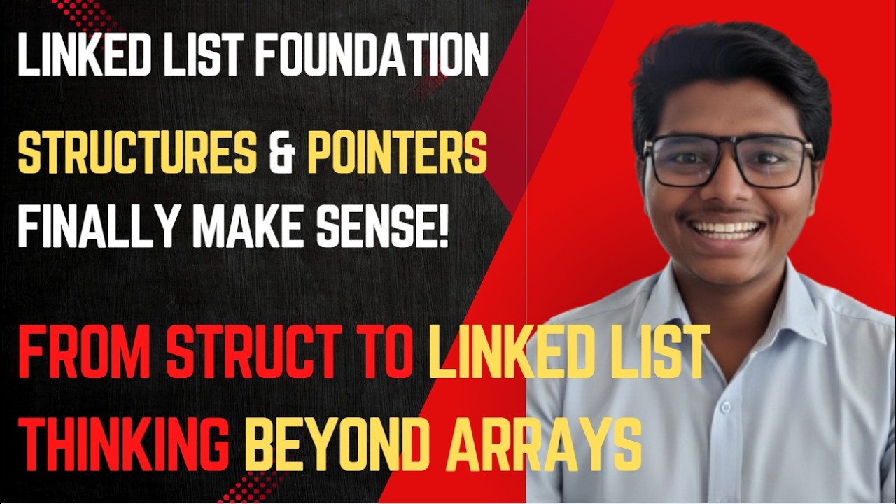 Build understanding around Linked List Step by Step | DSA & Problem Solving #5 #AmCoder