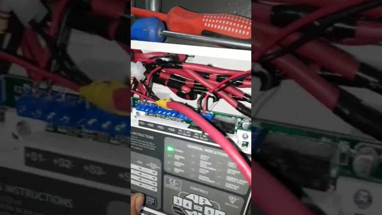 #firealarm #technical #technicalshorts #shorts #howtoconnecttwoconventionalpanesl