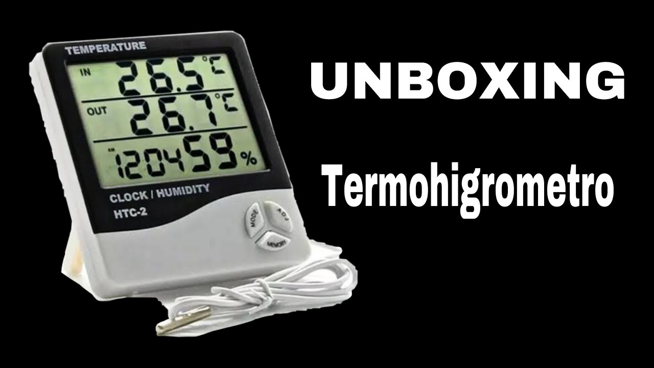 UNBOXING TERMOHIGROMETRO HTC 2
