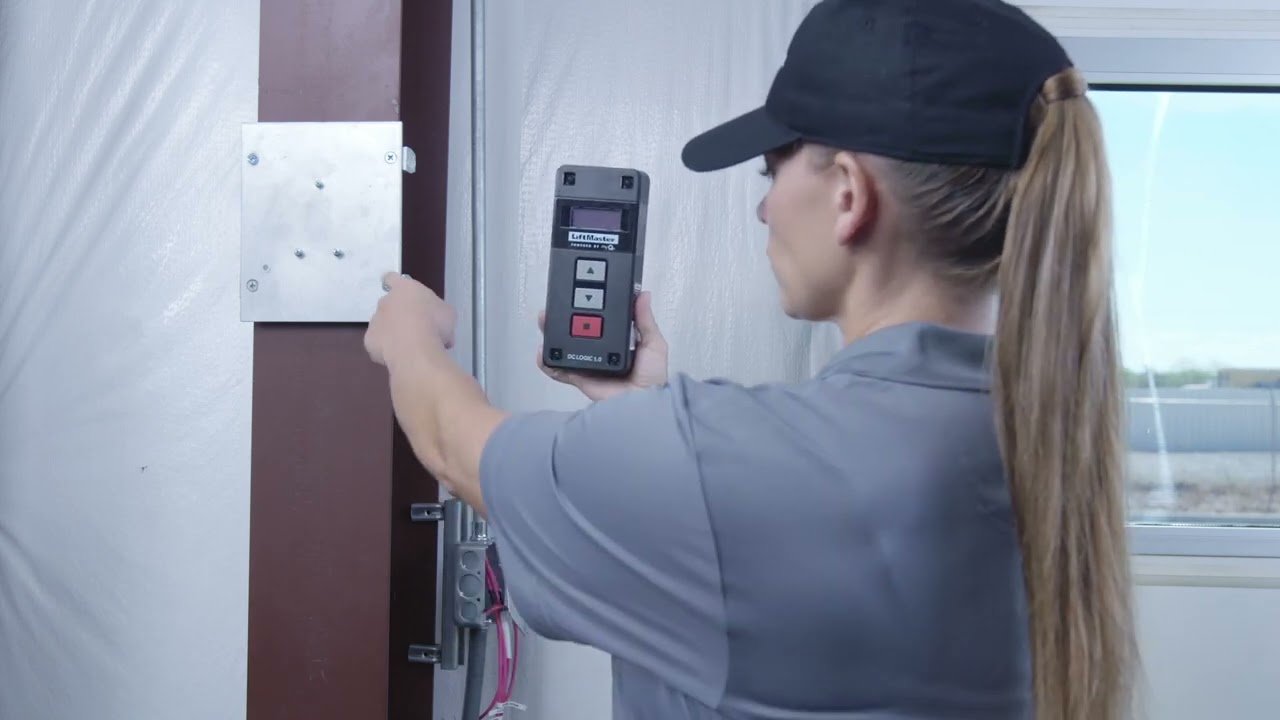 How to Install the LiftMaster Maxum Trolley Operator Model TDC