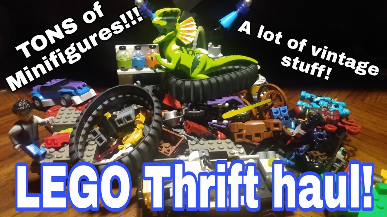 lots of vintage finds! Lego thrifting with Brickosaurus, ep 2