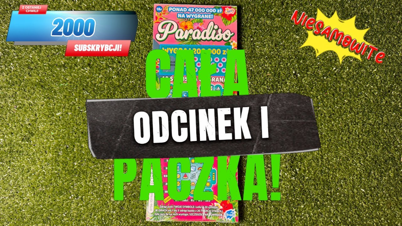 HIT! 💣 *CAŁA PACZKA* zdrapek PARADISO 🏝️Nie mogę w to UWIERZYĆ🤯 #hit #zdrapki #lottery #lotto #pln