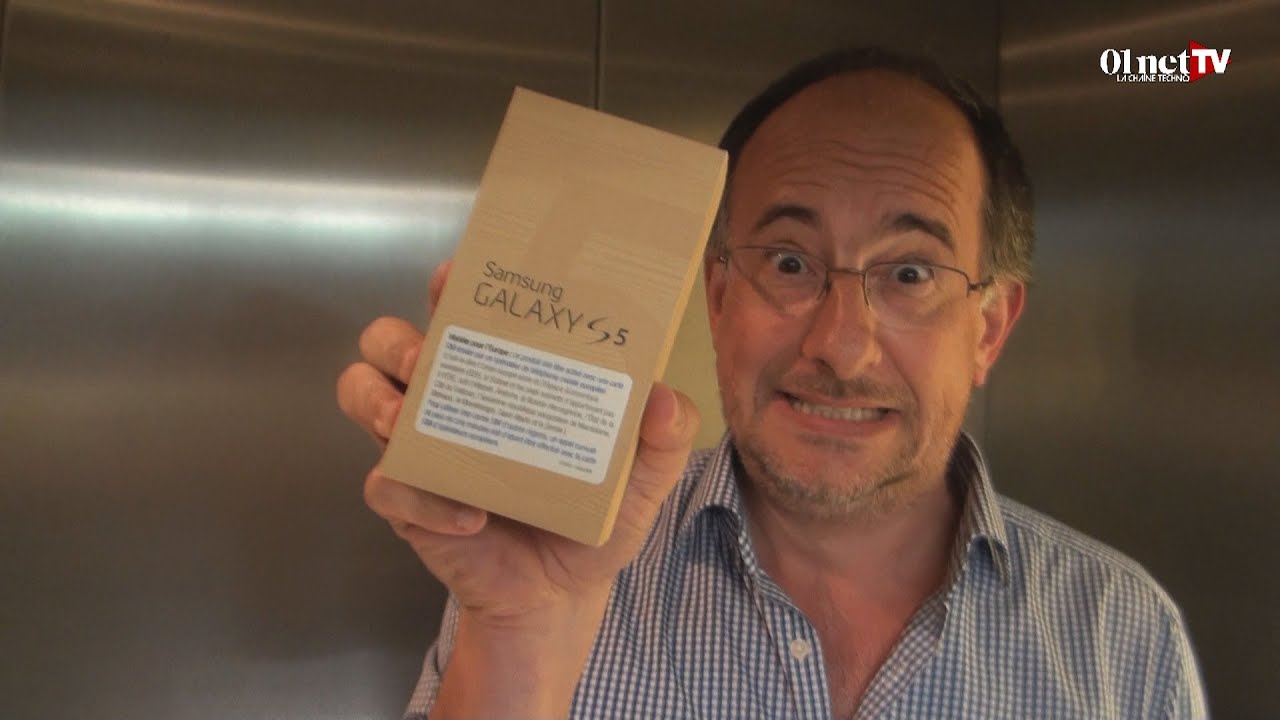 Le Samsung Galaxy S5 est arriv&eacute; &agrave; la r&eacute;daction de 01net