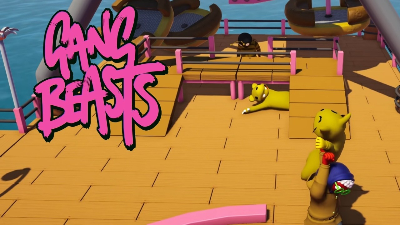 A fun and chaotic Gang Beasts match | TRAIN