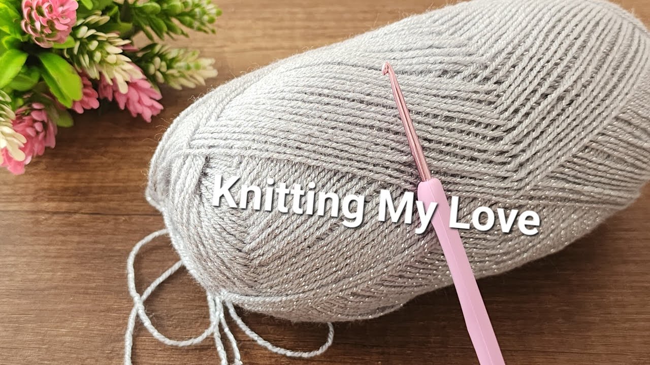 WONDERFUL! Only 2 LINE! You will love this simple and stylish model! CROCHET STITCH