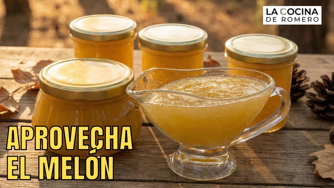 Aprovecha el mel&oacute;n maduro y haz esta rica mermelada