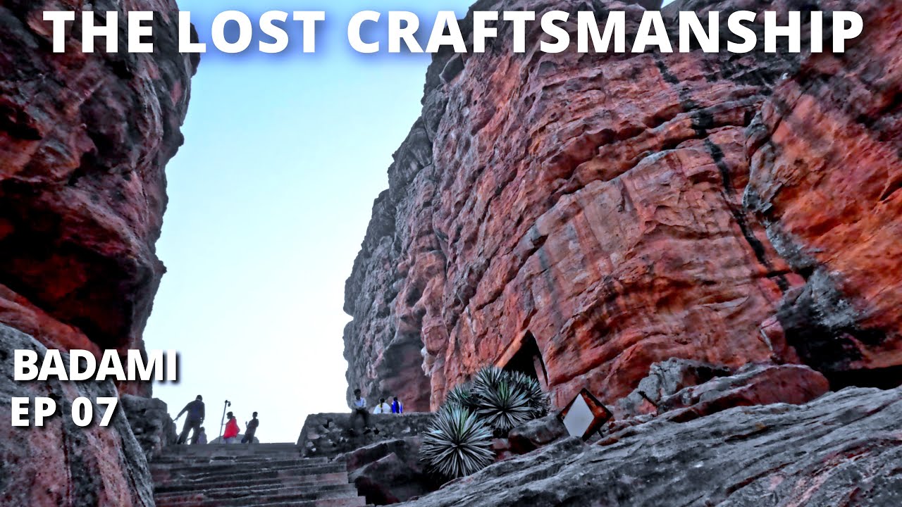 Ep7- What Inspired these craftsmen? Badami Cave Temple| Karnataka- India|🇮🇳 #motovlog   #noisychains