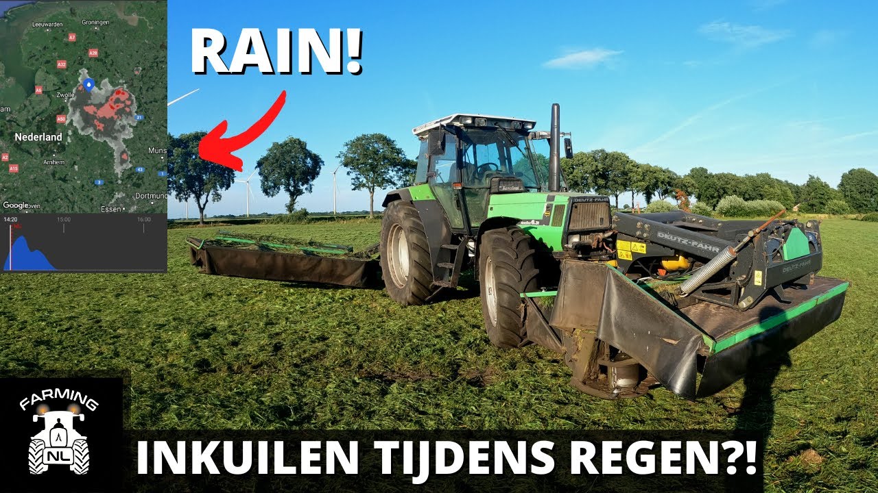 Inkuilen Tijdens Een Regenbui!? Silage with Deutz - Fendt - Case