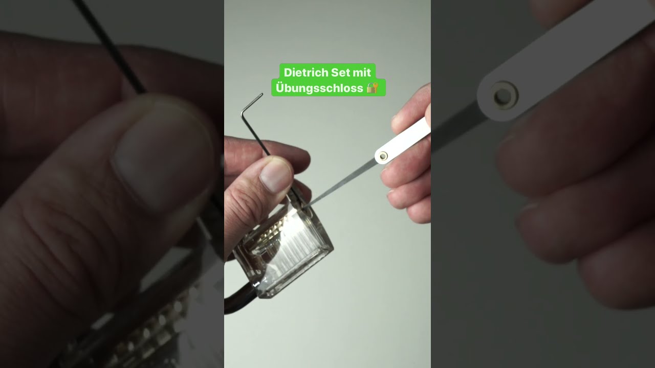 Mein neues Hobby ist Schl&ouml;sser knacken mit dem Dietrich Lockpicking Set 🔓