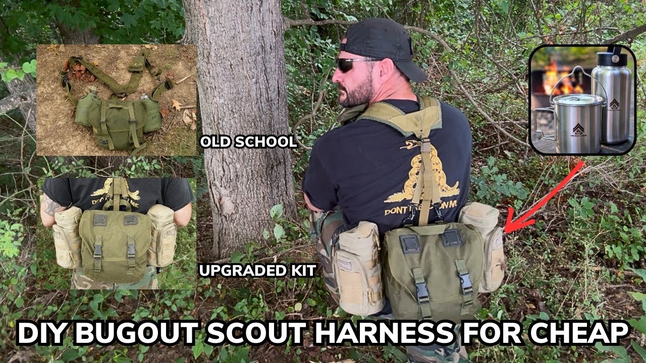 Build a Modern DIY Bug Out Scout Harness for The Common Man.