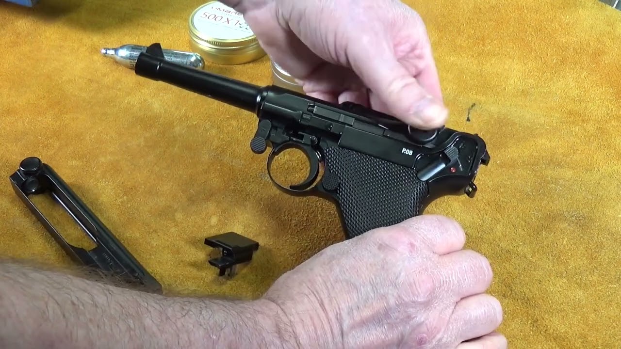 Umarex Legends Luger P08 Blowback Version Replica Air Pistol