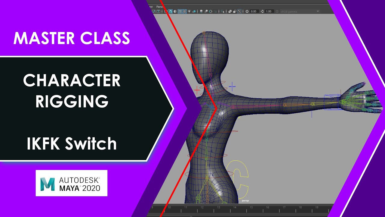 Autodesk Maya - Intro to Rigging 102 - IKFK Switch