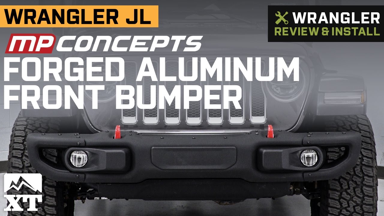Jeep Wrangler JL MP Concepts Forged Aluminum Front Bumper Review & Install