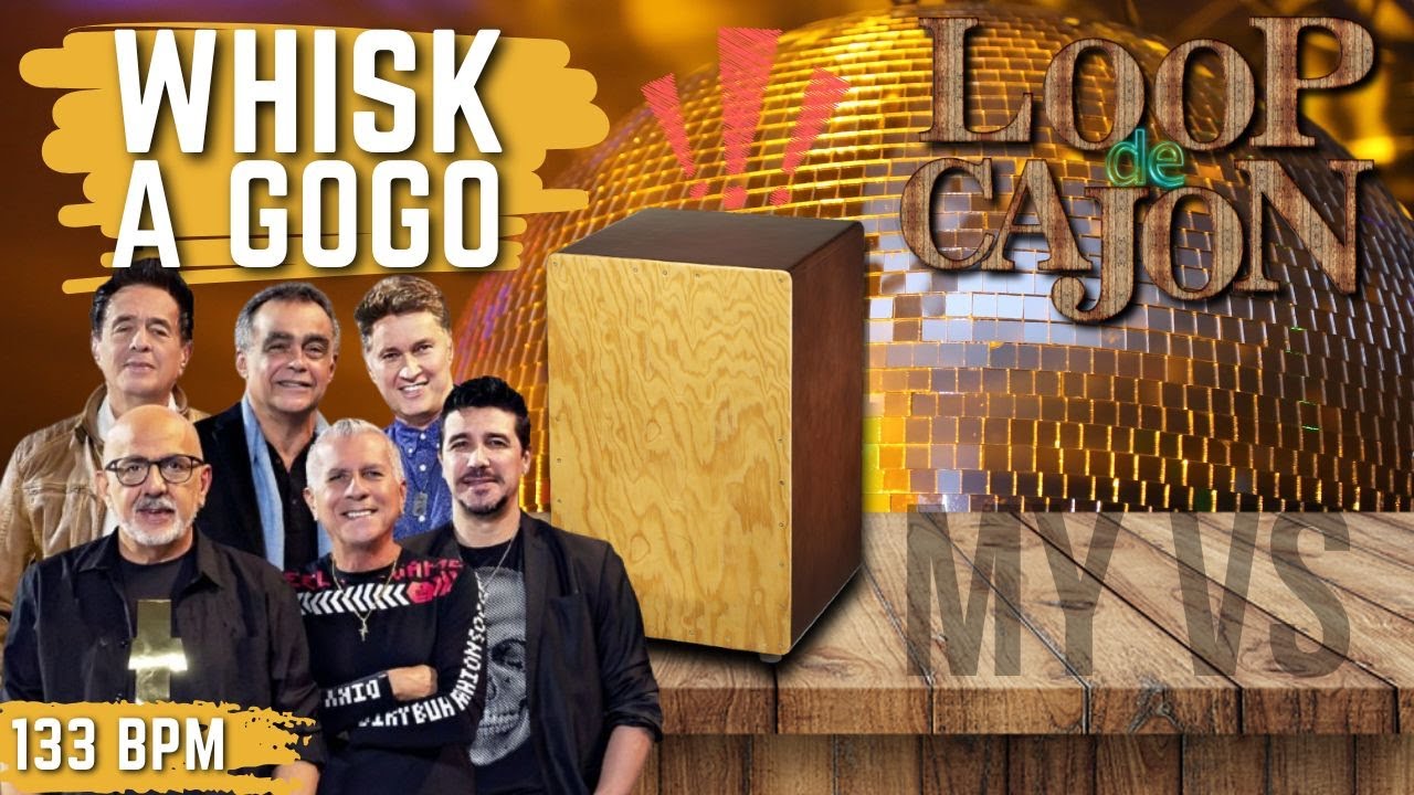📦 LOOP de CAJON  para TOCAR a música WHISKY A GOGO de ROUPA NOVA | 133 bpm #loop #cajon