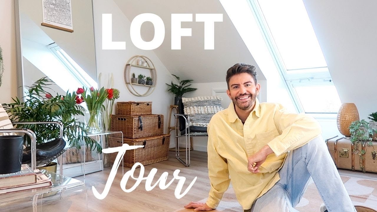 LOFT ROOM TOUR! HOME DECOR ON A BUDGET - FREE FURNITURE, THRIFTED FINDS + DIY'S | MR CARRINGTON 2022