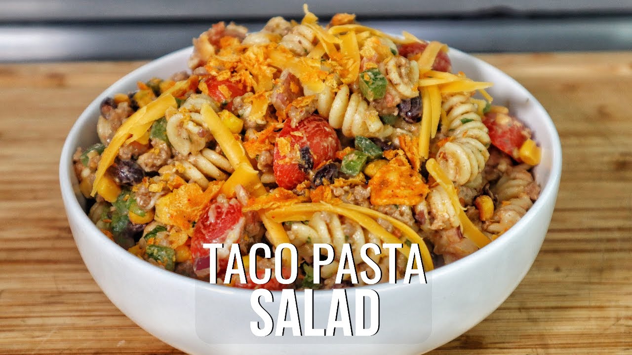 How To Make The Most AMAZING Taco Pasta Salad Ever?