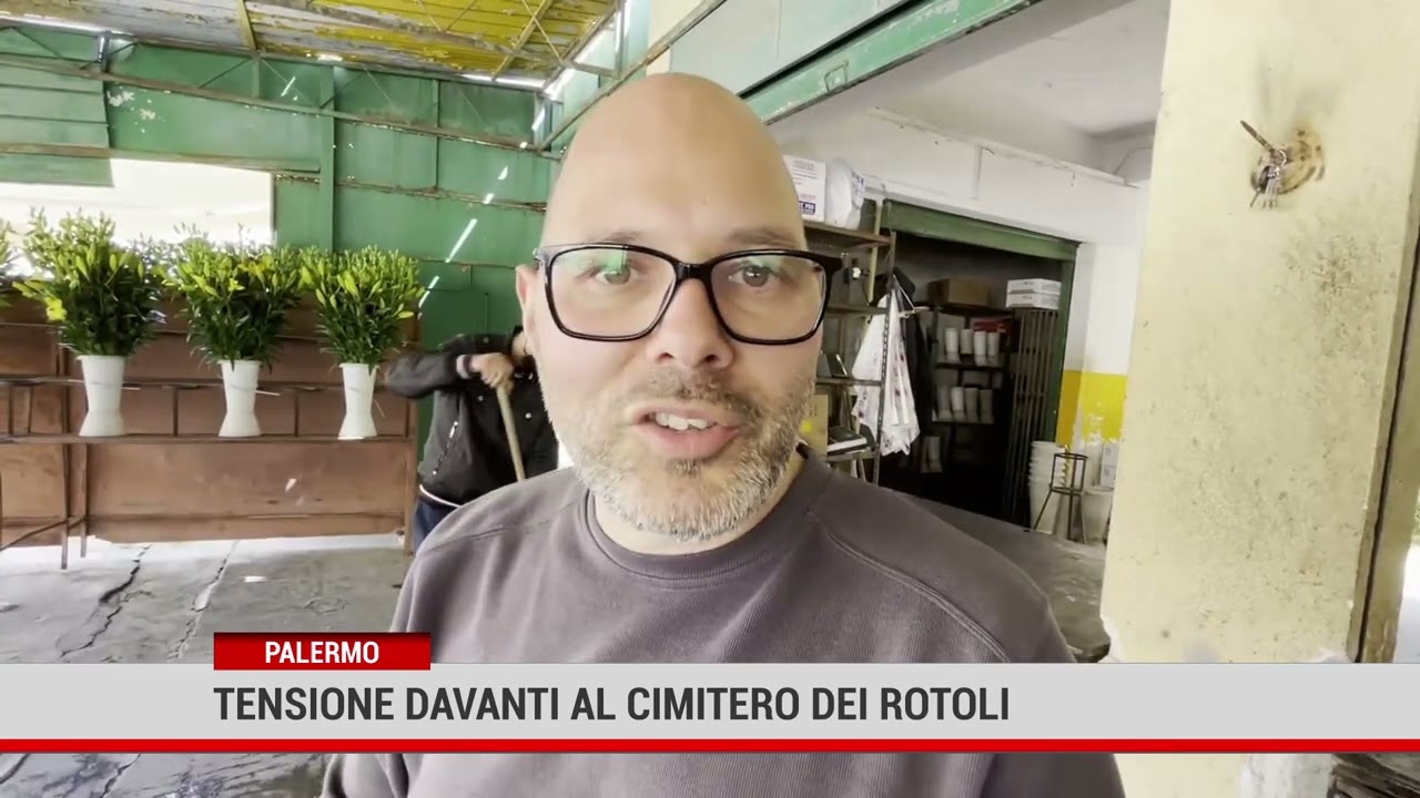 Palermo. Tensione davanti al Cimitero dei Rotoli