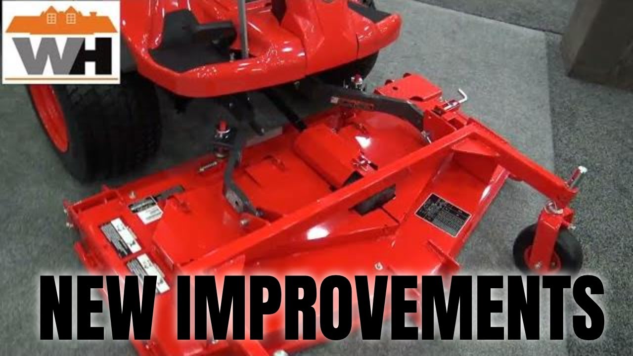 New Improvements To The Kubota F3710 Rear Engine Commercial Mower
