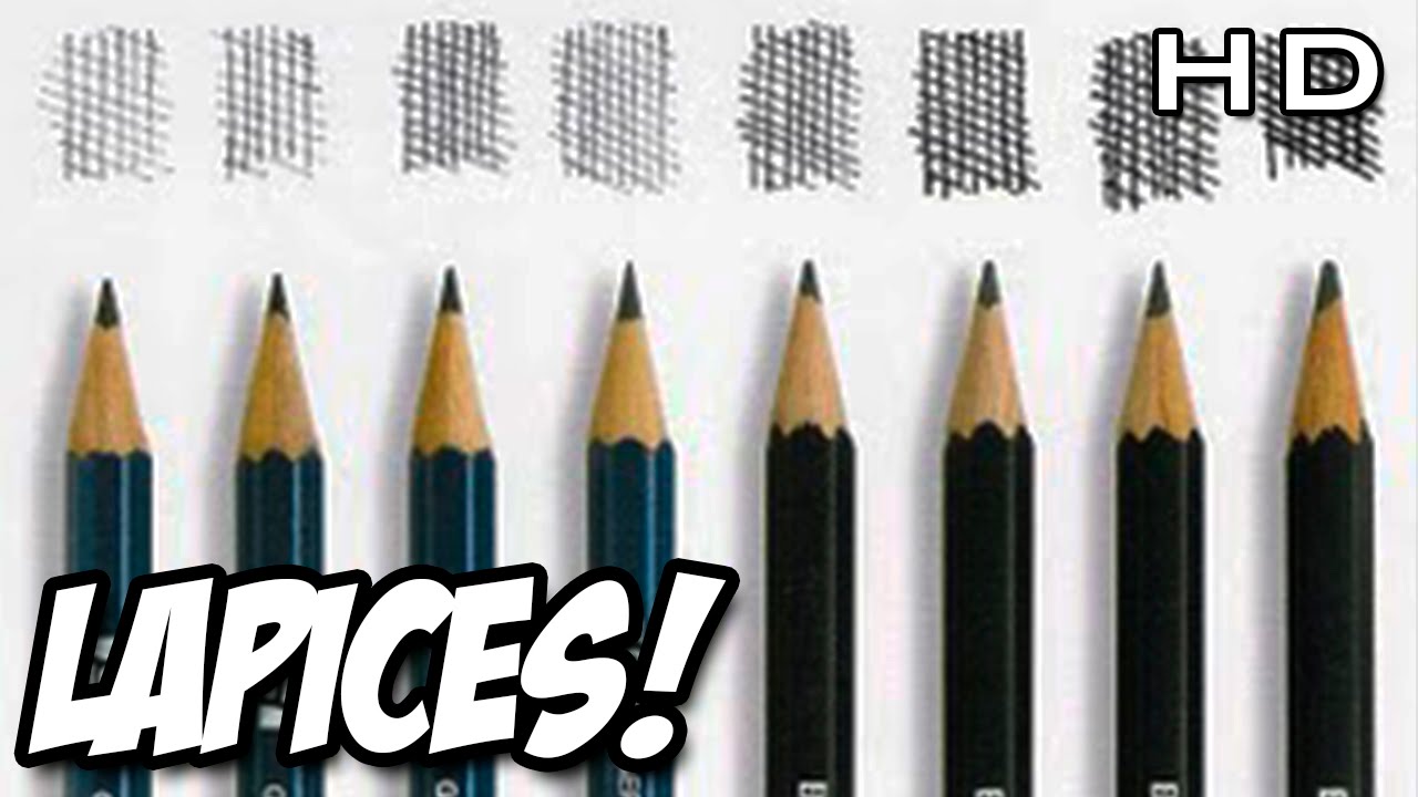 Lápices de Dibujo H y B ¿Qué son? ¿Para qué sirven? - Escala de valores tonales