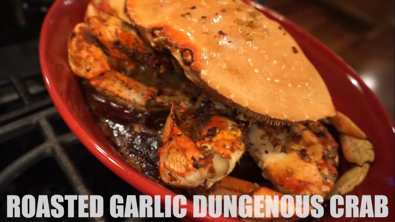 Roasted Garlic Dungeness Crab