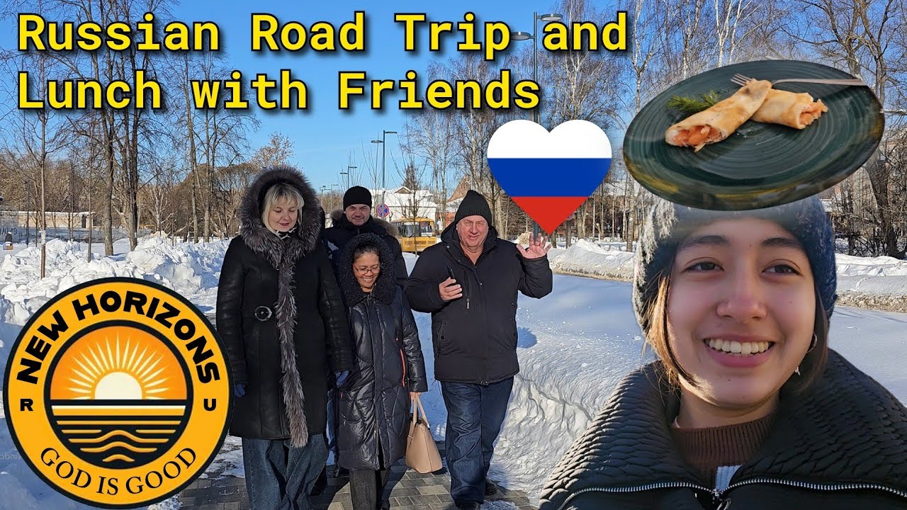 Автопутешествие по России и обед с друзьями 🍽 Фурманов, Россия 🇷🇺 ❤️