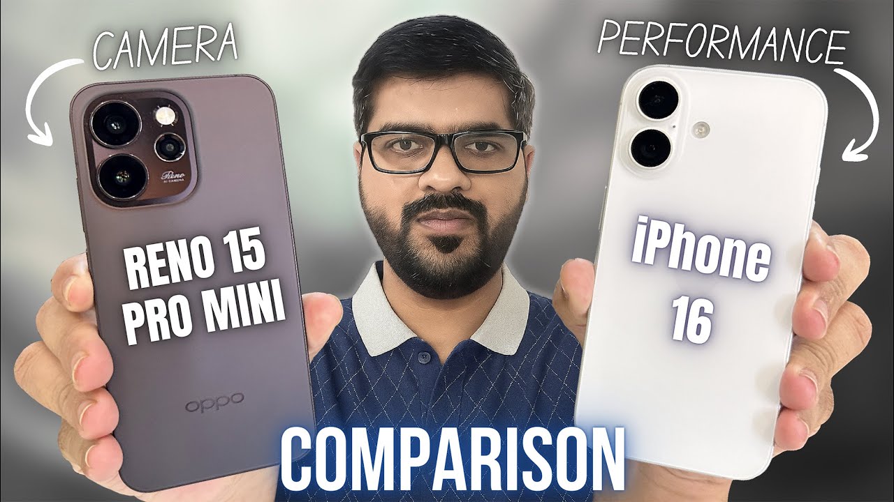Oppo Reno 15 Pro Mini Vs iPhone 16 *Full Comparison + Camera Test*