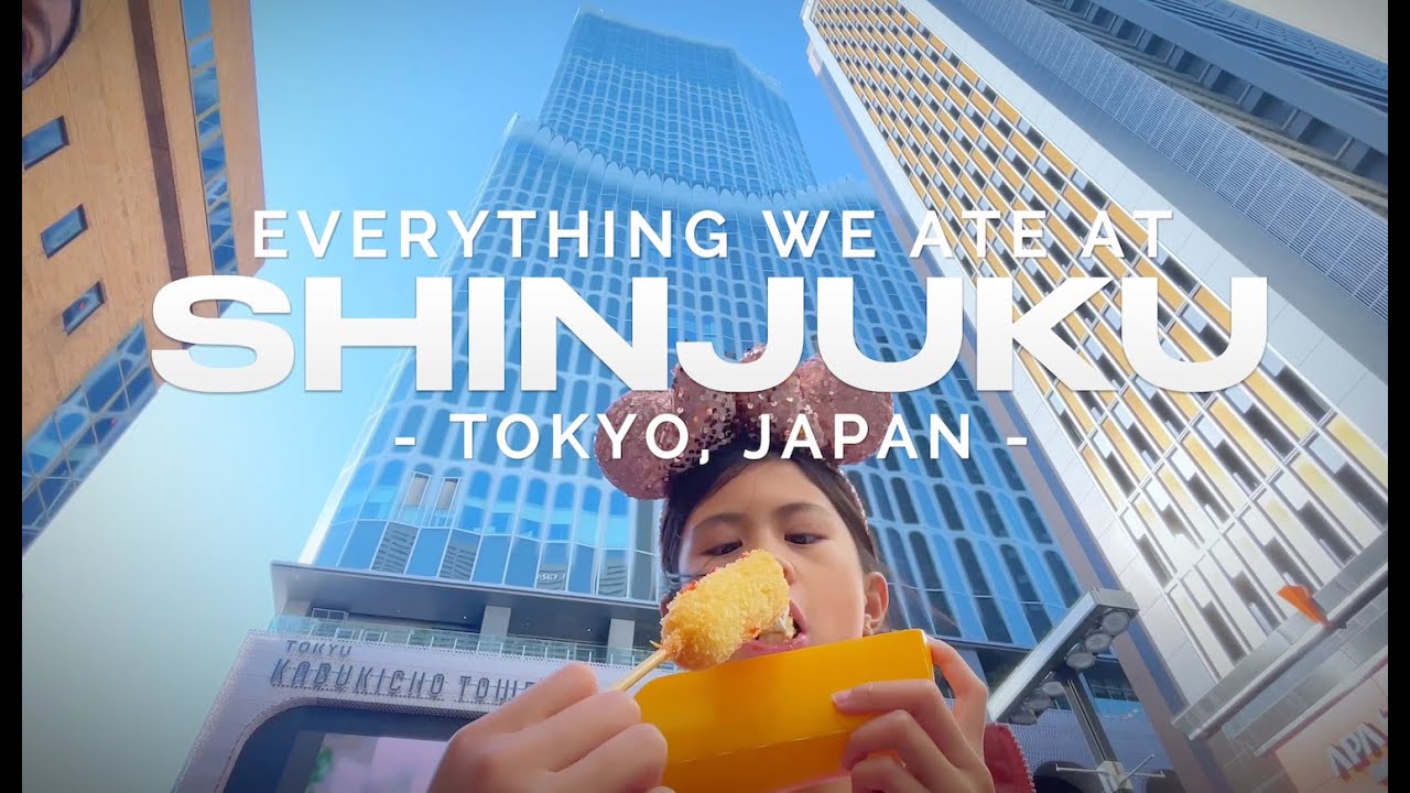 Everything We Ate at Shinjuku Tokyo | Kabuchiko Tower | Japan Food Bites Series | D Family Travels