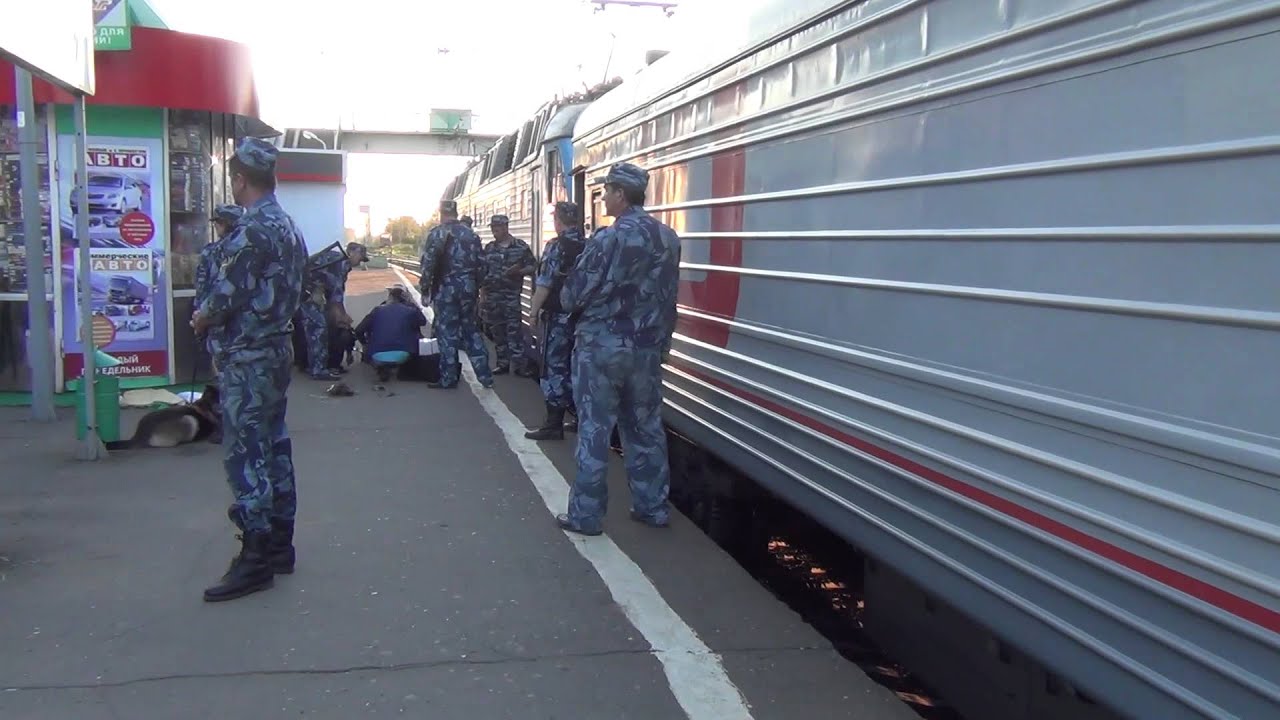 Заключенных привезли на зону в Можайске.