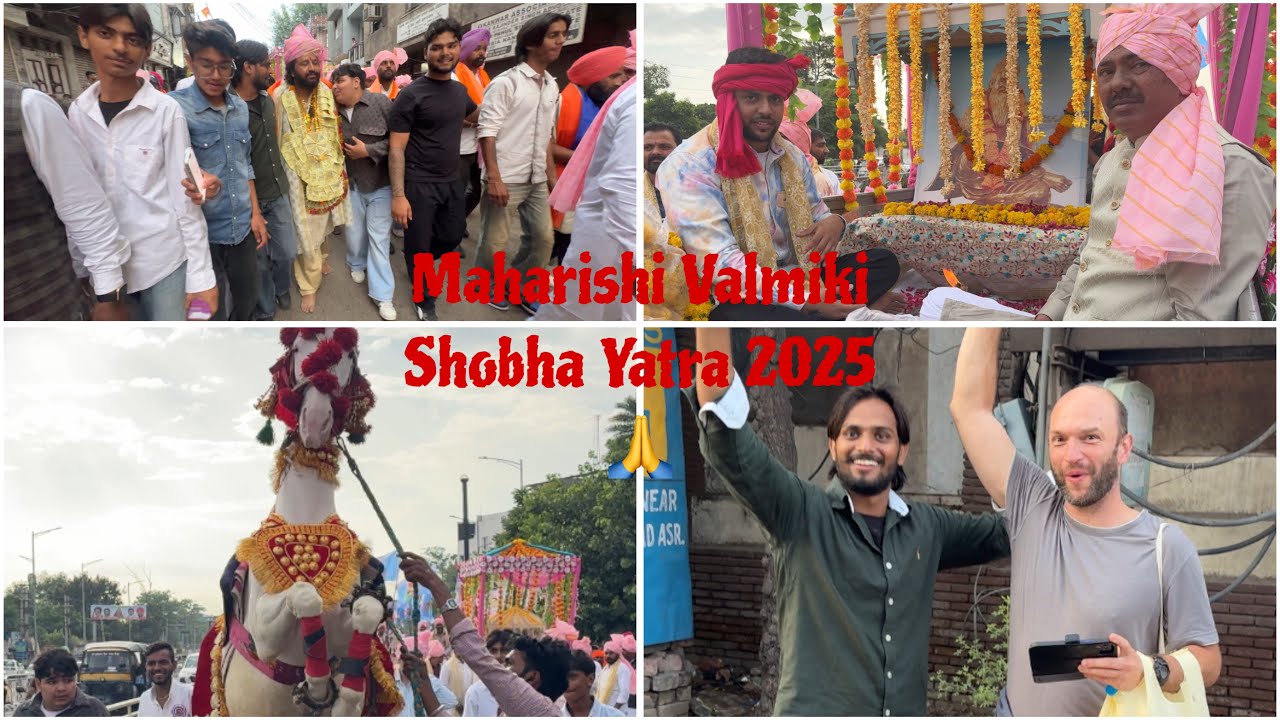 Maharishi Valmiki Shobha Yatra in Amritsar 2025 | 🙏