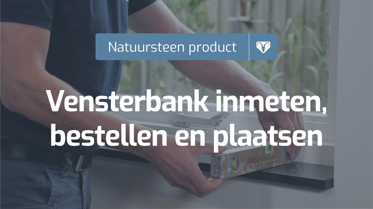 Natuursteen vensterbank inmeten, bestellen en plaatsen | Steenbok Natuursteen