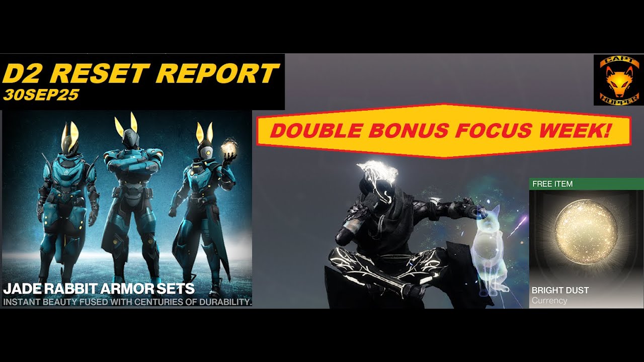 Destiny 2 Weekly Reset, Eververse Bright Dust, & More Report 30SEP25
