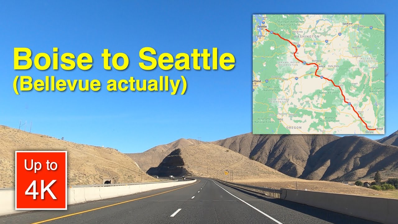 #8 Driving from Boise to Seattle (Bellevue actually)