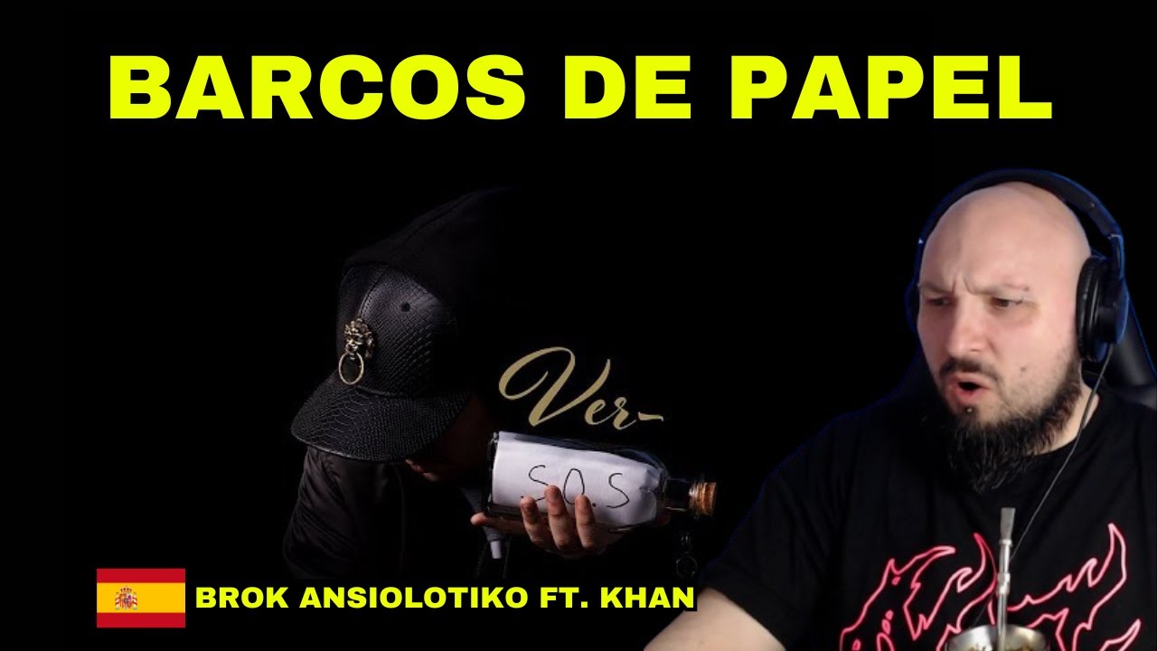 BARCOS DE PAPEL (feat Khan) - Brock Ansiolitiko // BATERISTA REACCIONA // Nacho Lahuerta