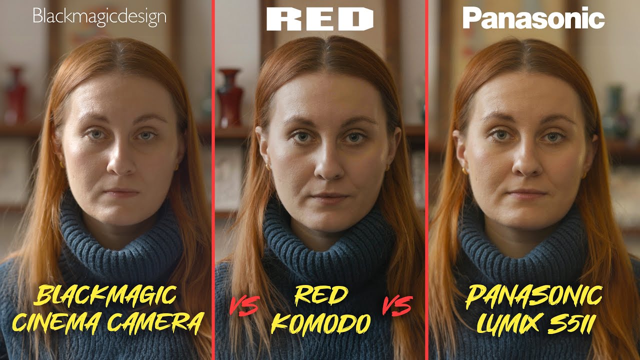 Решающая битва камер: Blackmagic 6K против Red Komodo против Panasonic S5 Mark 2