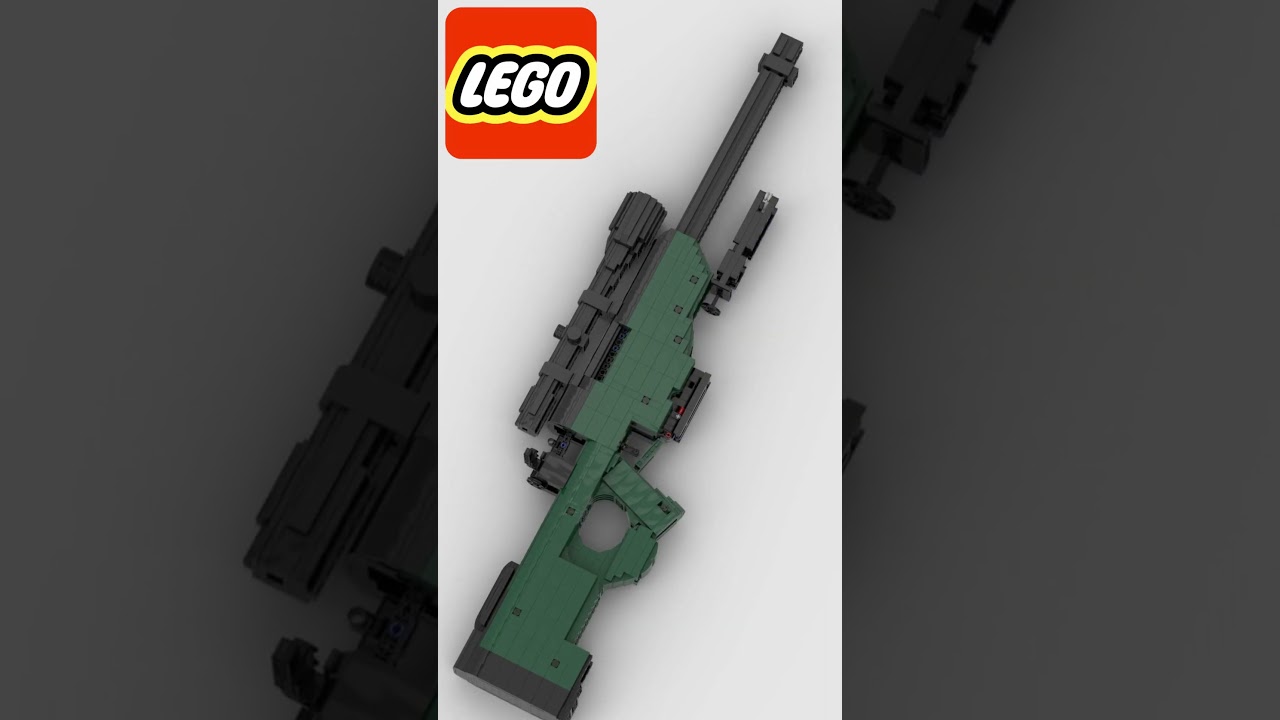 CSGO awp toy gun that works reload Custom LEGO set