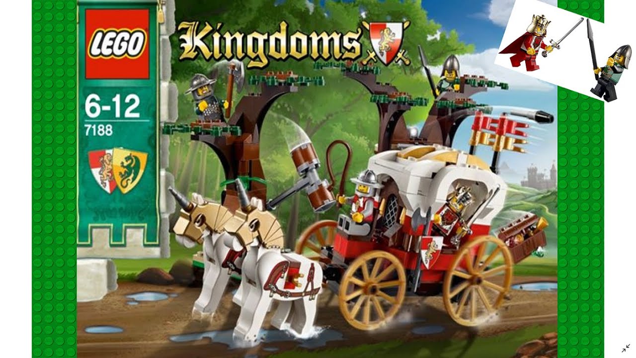 LEGO Kingdoms Set 7188 King's Carriage Ambush #stopmotion #castle #kingdoms