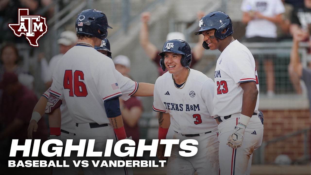 Baseball Highlights: A&M 12, Vanderbilt 0