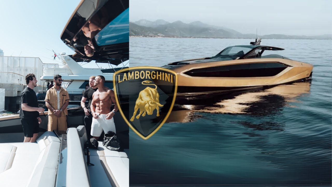LORD ALEEM'S LAMBORGHINI 63 YACHT BY PET YACHTS 🚤 | 1 HOUR LUXURY LOOP IN DUBAI 🌊