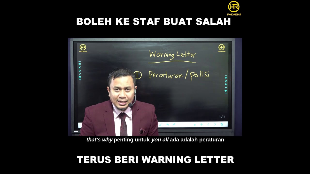 Boleh ke Staf Buat Salah Terus Bagi Warning Letter