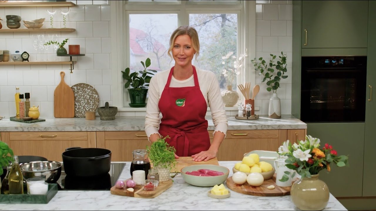 Ryggbiff med tomater provencale och potatisgratäng - Köket