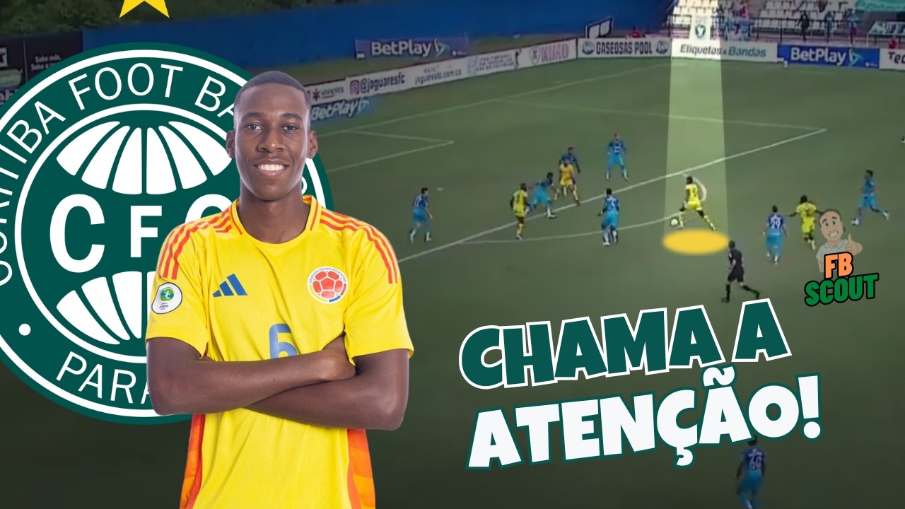 COMO JOGA ALEJANDRO ARARAT, JOVEM VOLANTE QUE O CORITIBA ESTÁ CONTRATANDO