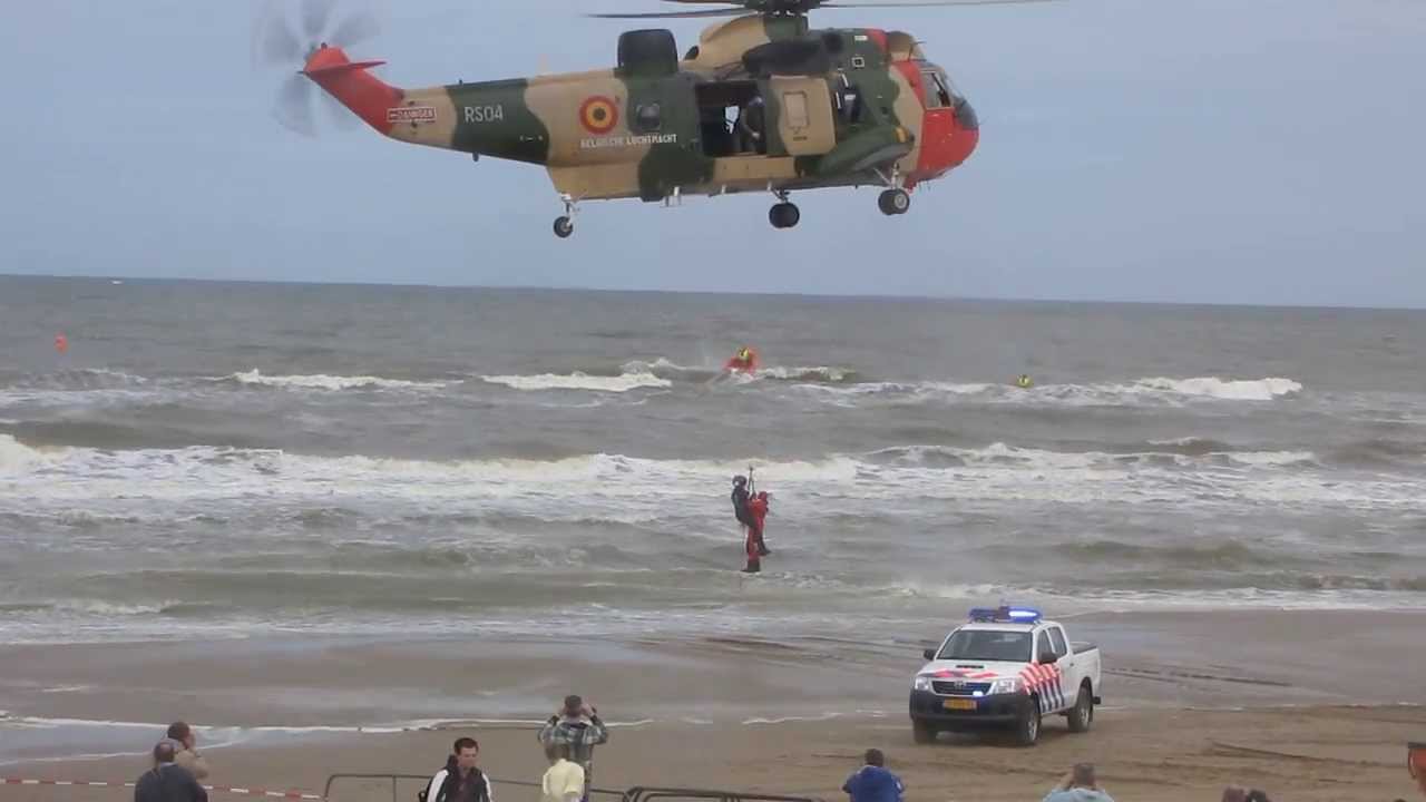 Redding drenkeling met Belgische helicopter (3/10)