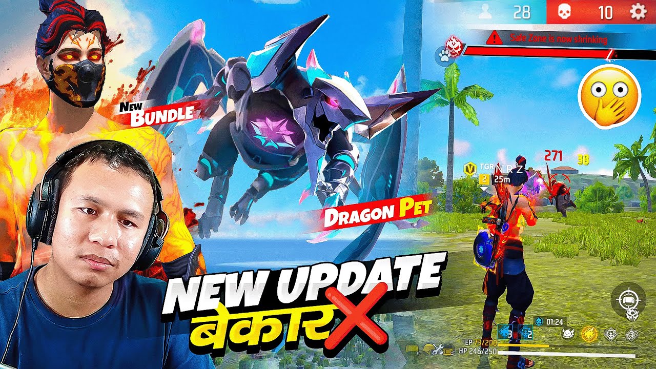 New Dragon Update 😱 My First Gameplay with Golden Shade Papa Bundle 😂