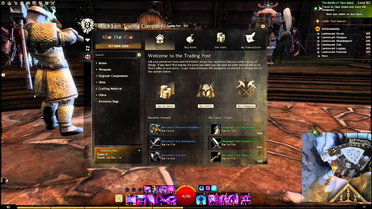 GW2 Basics - Trading Post